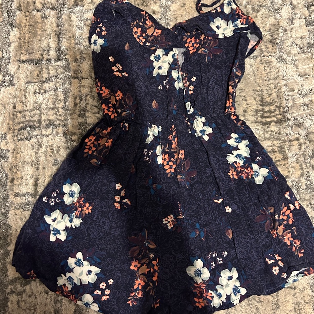 Flower romper new worn once